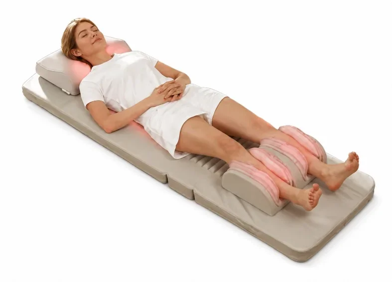 LUXURY MASSAGE MATTRESS COMBINE SHIATSU PILLOW